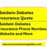 Baldwin Debates Insurance Quote